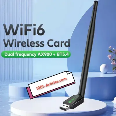Adaptateur Antenne USB AX900 WIFI6 et Bluetooth 5.4.2, double bandes