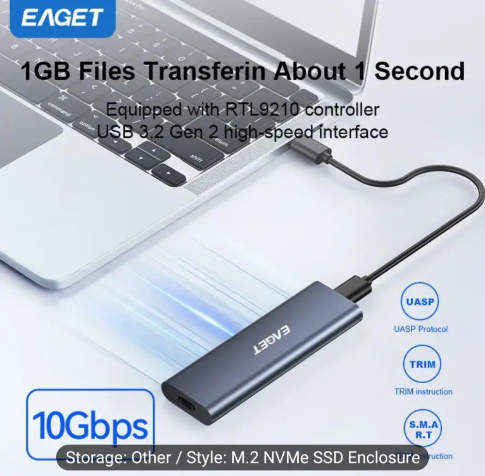 ENCLOSURE NVME ORIGINAL EAGET