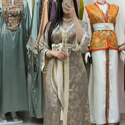Caftan Yakout : La Noblesse du Jacquard