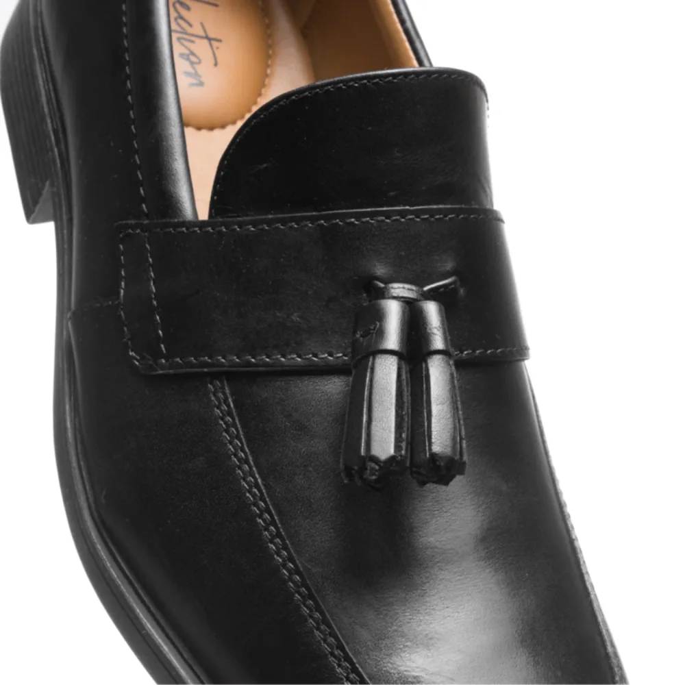 Clarks Tilden Stride Derby cuir Noir