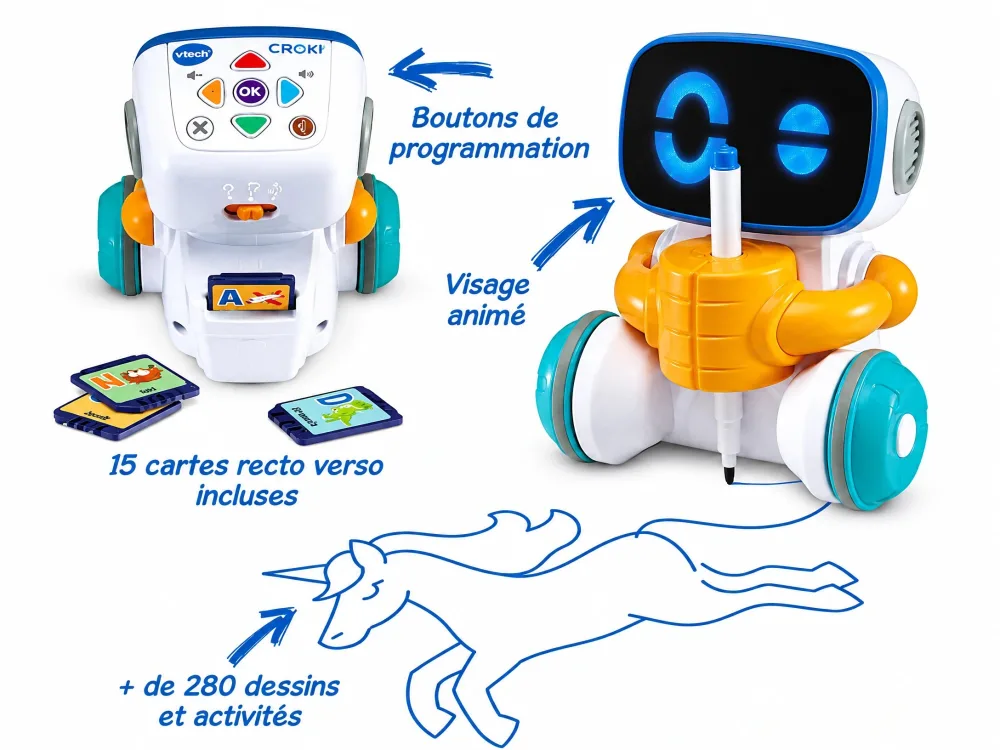 Robot éducatif Croki – VTech