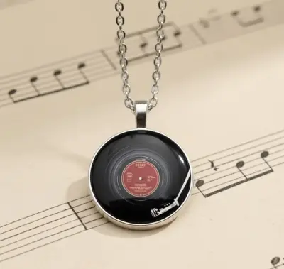 vinyl necklace