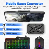 M1 Pro+ – Combo Gaming Mobile 5-en-1 Clavier, Souris & Support Téléphone