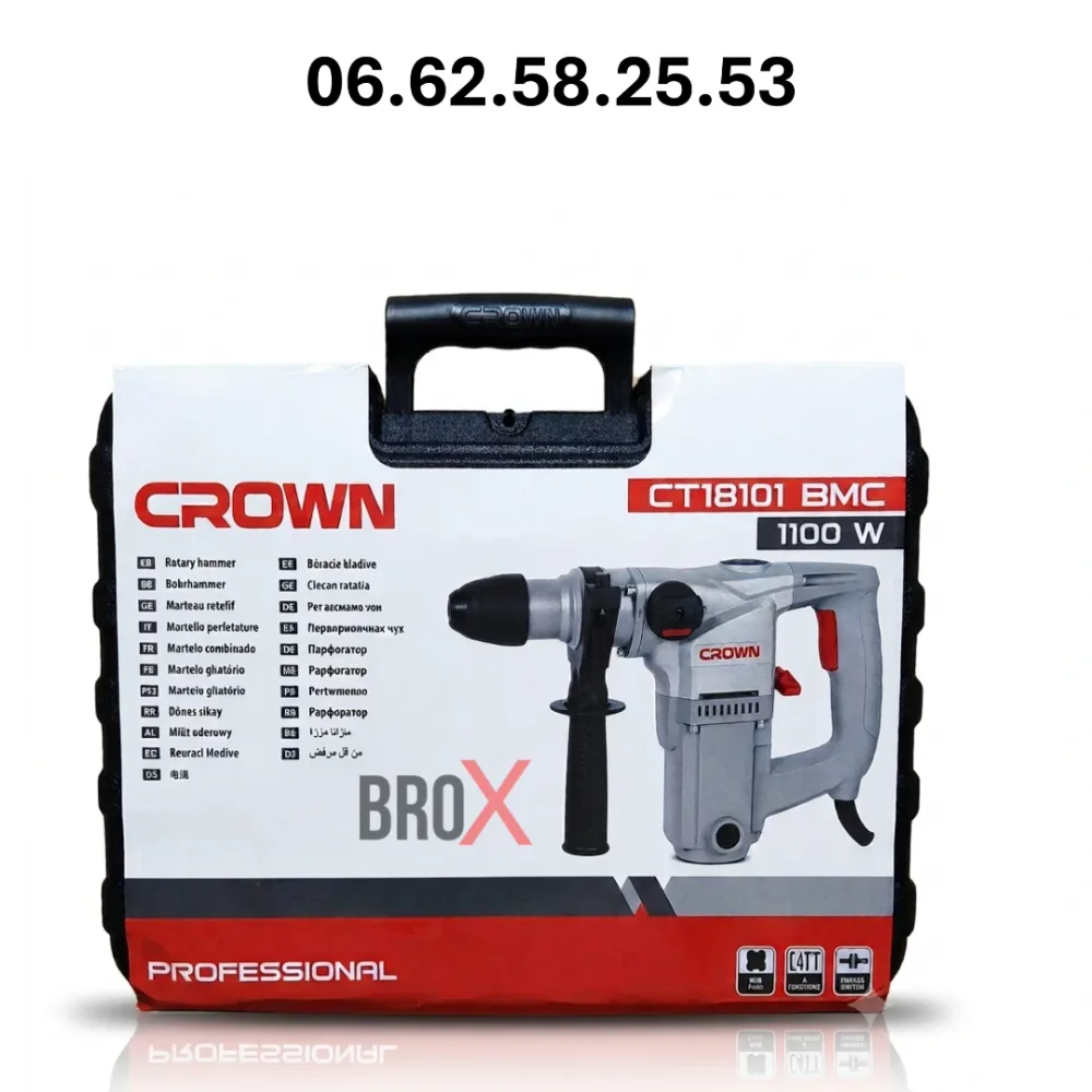 Marteau Perforateur 1100W CROWN CT18101 BMC