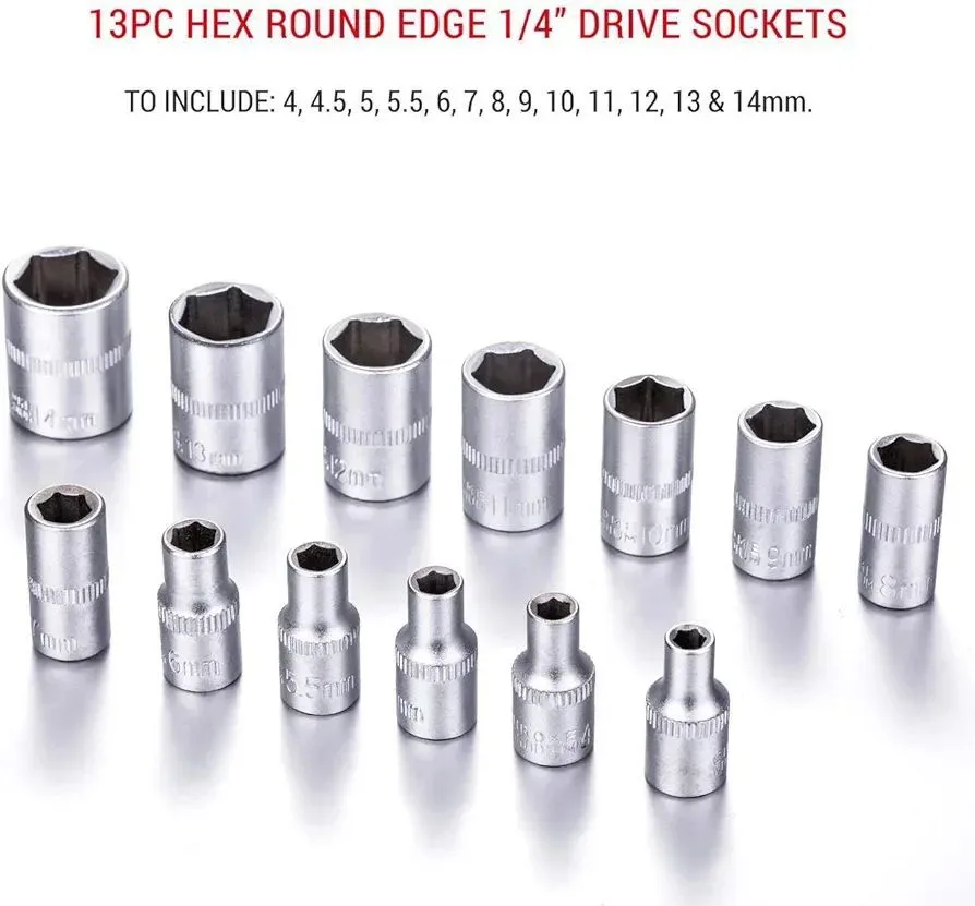 Professional Socket Wrench Set (53-Piece) (مجموعة مفتاح ربط محترفة 53 قطعة)