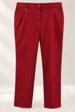 Pantalon Femme Damart Rouge Bordeaux – Coupe Droite Classique – Taille 50