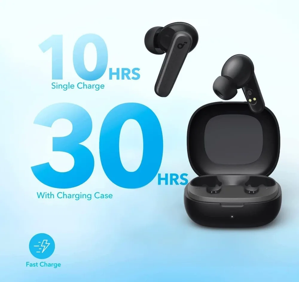 Anker Soundcore écouteur sans fil R50i avec Big Bass Bluetooth 5.3 étanche IPX5