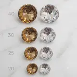 Bouton Capitonnage Cristal