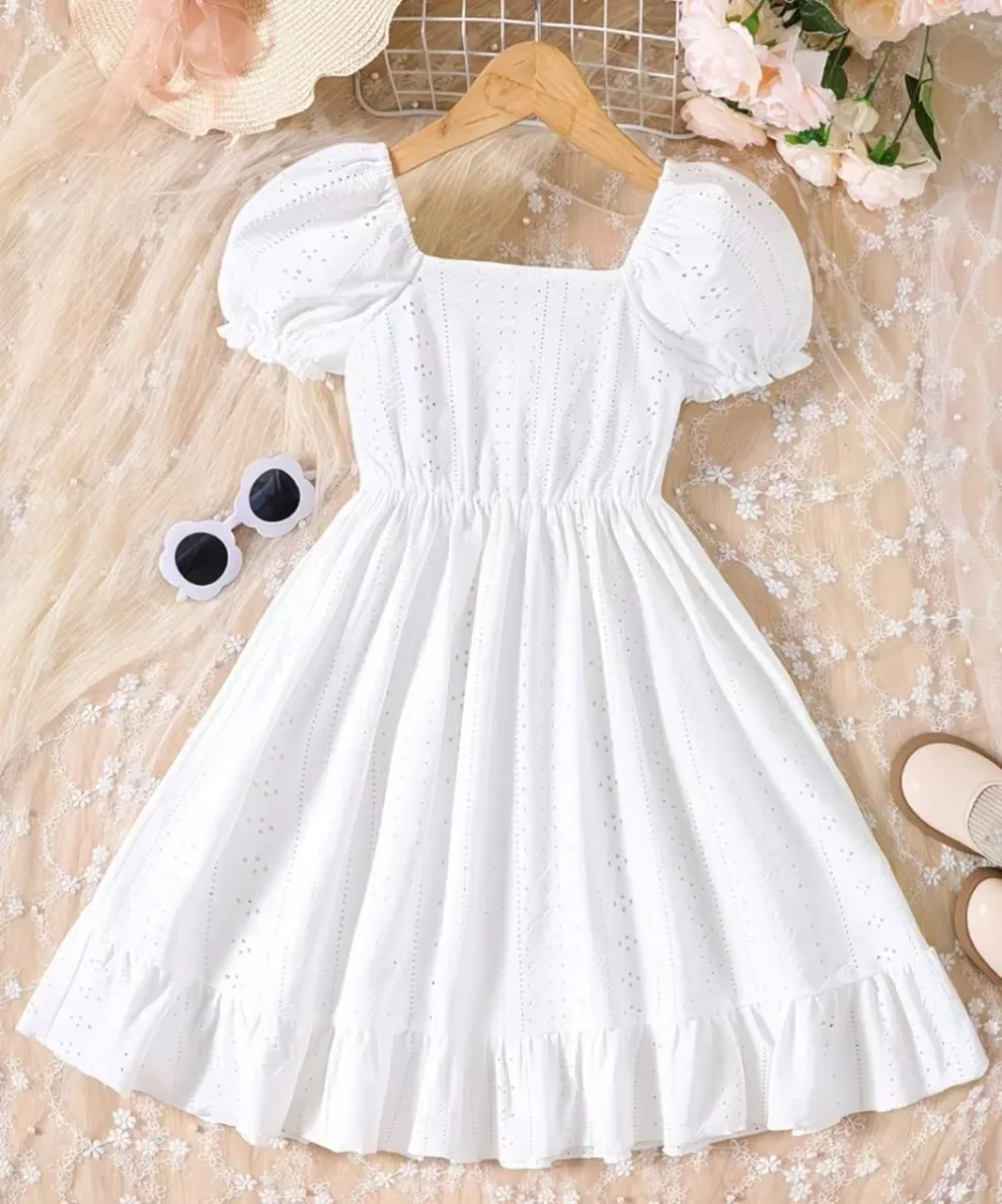 فستان "سحابة الصيف" الأبيض (White Cloud Dress)