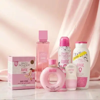 باقة AMK BABY POWDER PARIS الوردية