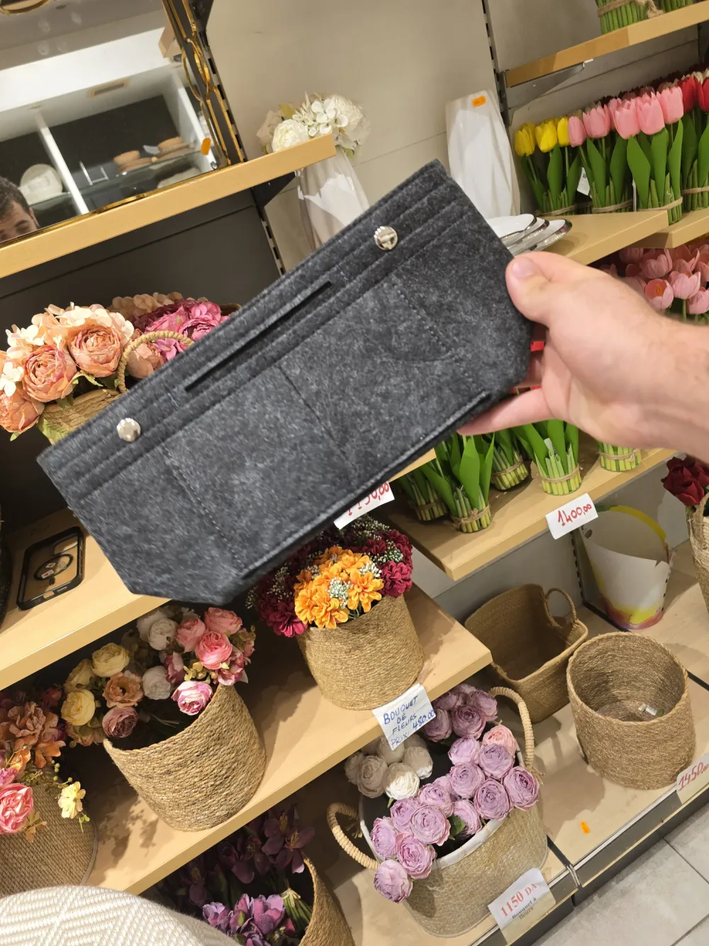 Organisateur de Sac en Feutrine – Bag-in-Bag Multipoches
