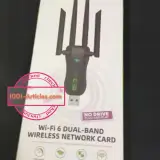 Adaptateur à 4 antennes USB AX900 WIFI6 et Bluetooth 5.4.2, double bandes