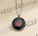 vinyl necklace