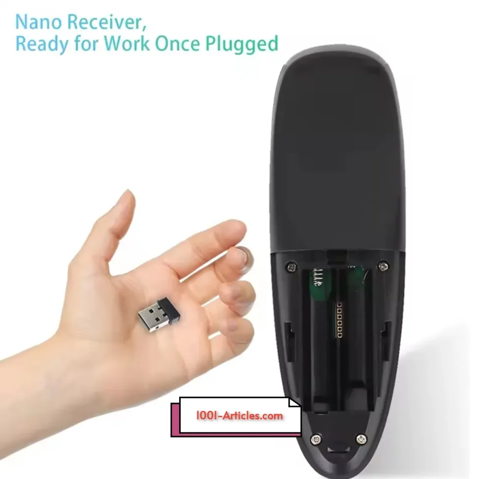 Télécommande G10S vocale, universelle, 2.4G, sans fil, IR Air Mouse