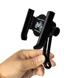 Support Téléphone Vélo et Moto En Aluminium Fixation Griffe d'Aigle Ultra-Stable Orientable à 360° - حامل الهاتف المعدني والمقاوم للصدمات للدراجات النارية والبرية