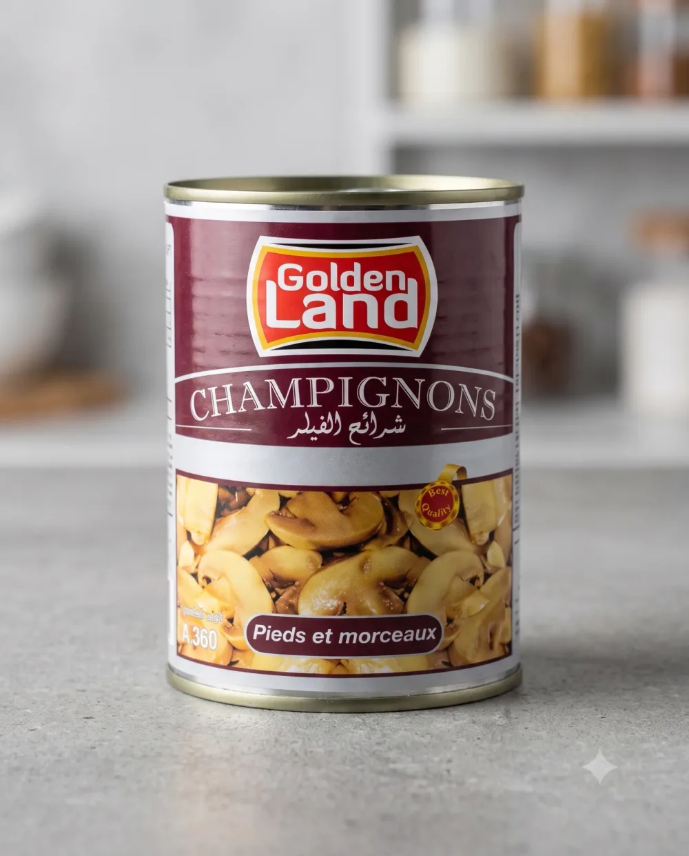 شرائح الفطر 360غ -Golden Land-