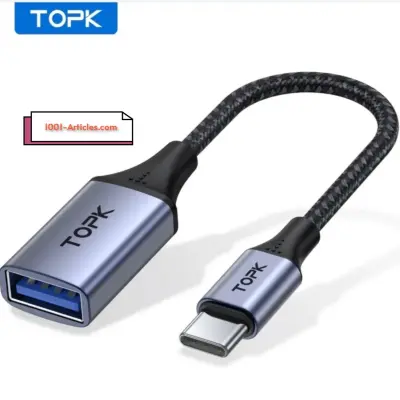 Câble TOPK A10-XT Adaptateur OTG USB A vers USB C