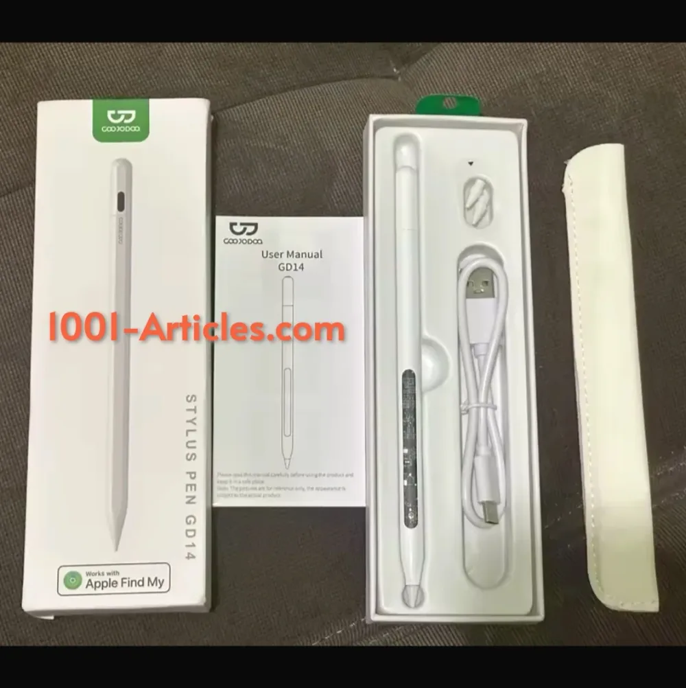 GOOJODOQ GD 14 Stylet Tactile Ipad - Bluetooth - Apple Pencil 2 - Ipad Find My