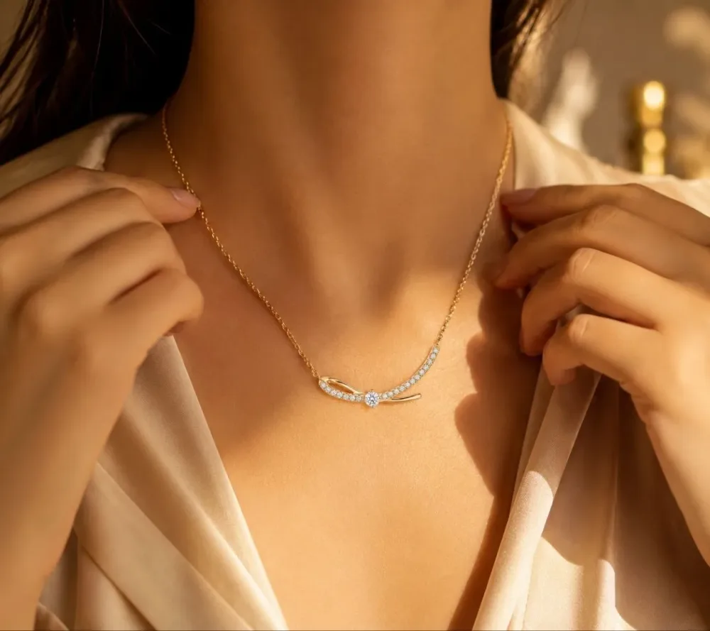 سلسة عقود الفراشة / BOW necklace 🦋