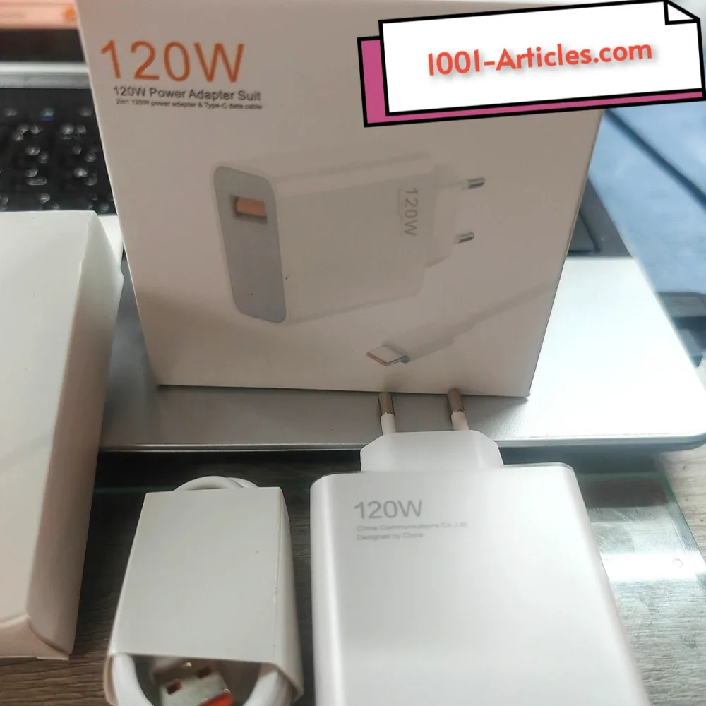 Chargeur Fast Charge Copie Originale 120 Watts