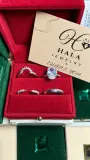 Oval Love Bridal Set – طقم خواتم فاخر