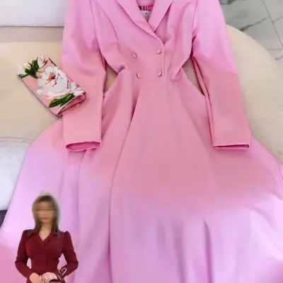 Robe  rose