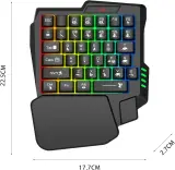 M1 Pro+ – Combo Gaming Mobile 5-en-1 Clavier, Souris & Support Téléphone