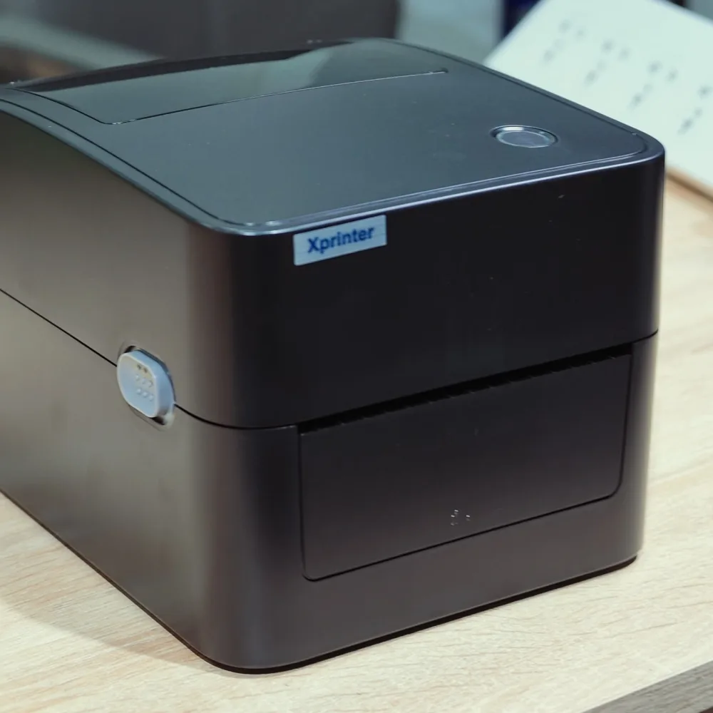 Xprinter XP-410B – Imprimante d'étiquettes thermique Bluetooth