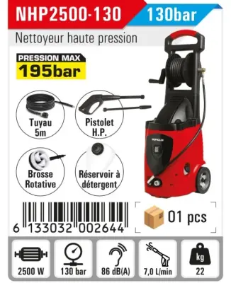 Nettoyeur haute pression2500w 195bar