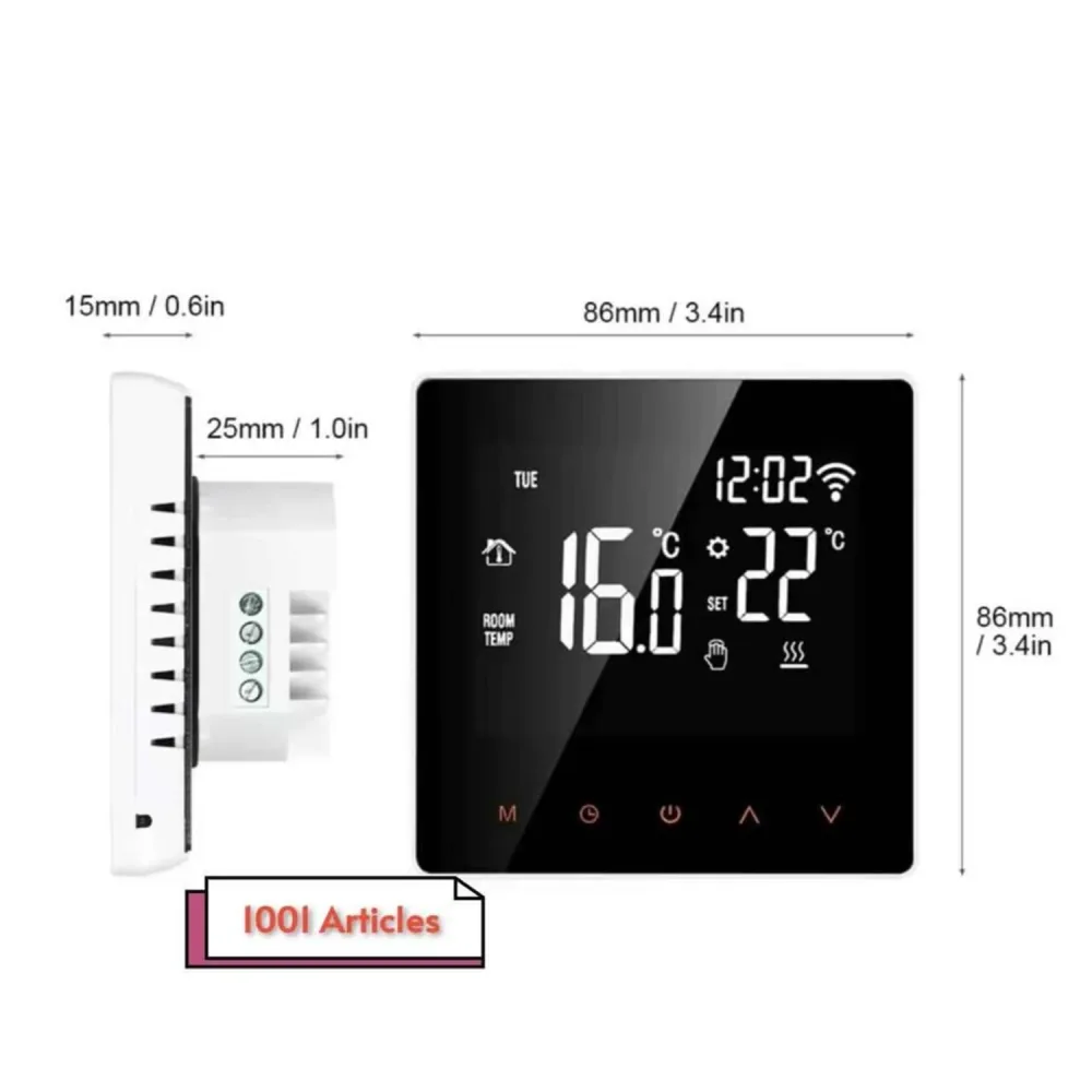 Thermostat intelligent Connecté Wifi - AVATTO Tuya Smart
