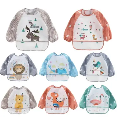 Bavoir Imperméable à Manches Longues