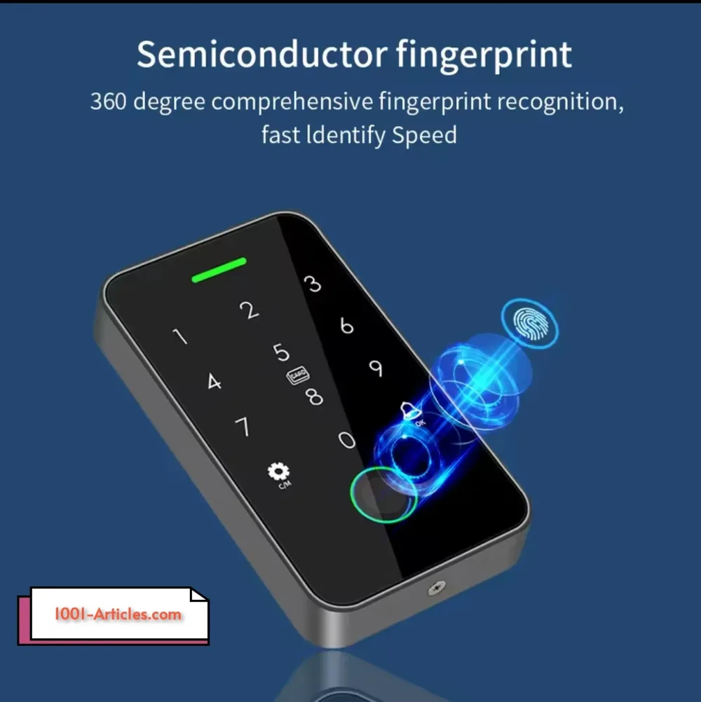 Clavier / Panneau de control d'accès - Double RFID - NFC - Tuya Smart.