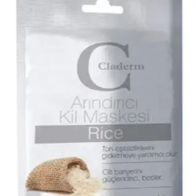 claderm arindirici kil maskesi rice