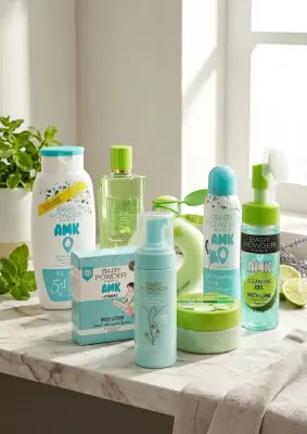 باقة الانتعاش والنظافة الفائقة (Baby Powder Paris - Green & Turquoise Edition)