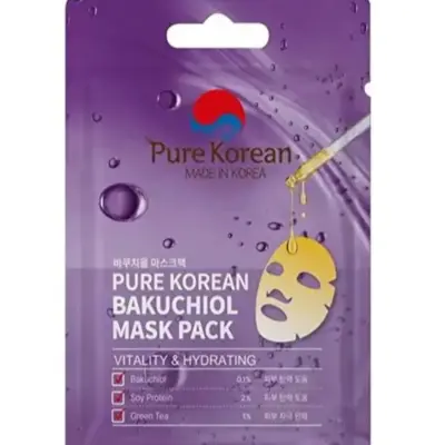 pure korean bakuchiol mask pack