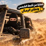 كاغول  Cagoule  متعدد الاستعمالات قناع حماية الوجه والراس من البرد واشعة الشمس والغبار
