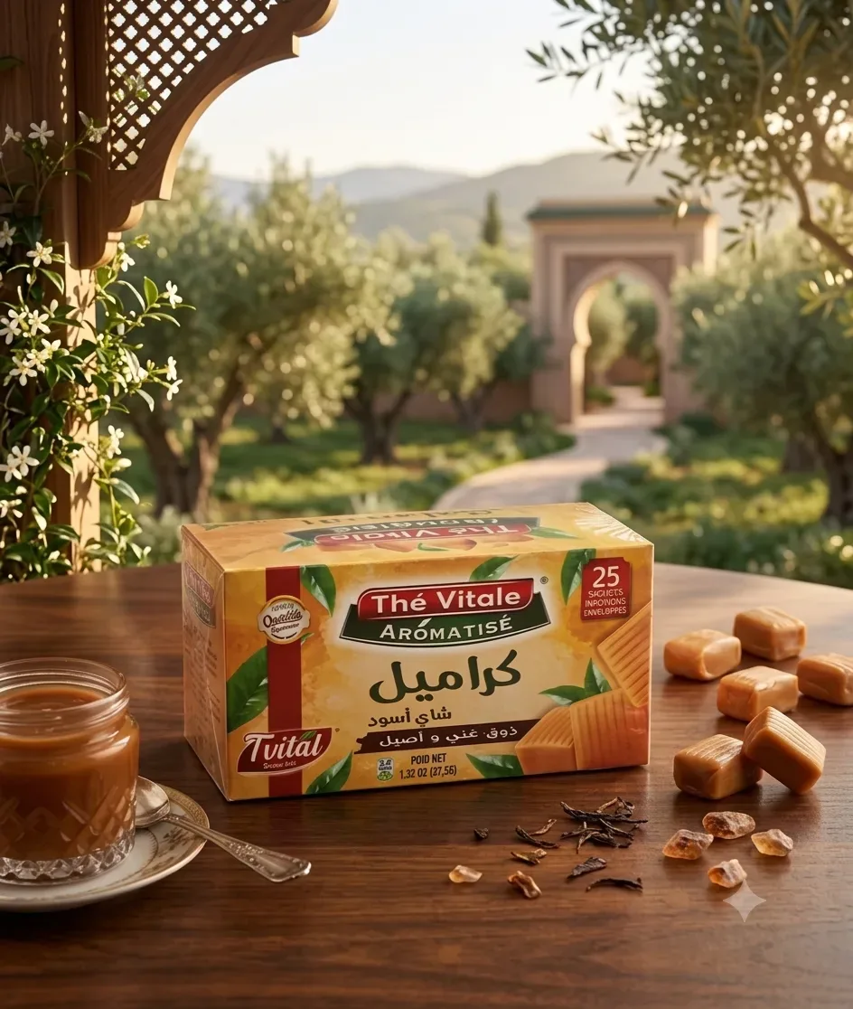 شاي بذوق الكراميل(Thé Vitale)