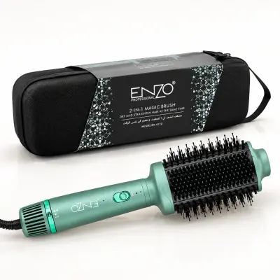 Brosse Saufflante ENZO EN-4110 2 En 1 Magic Brush 1500W
