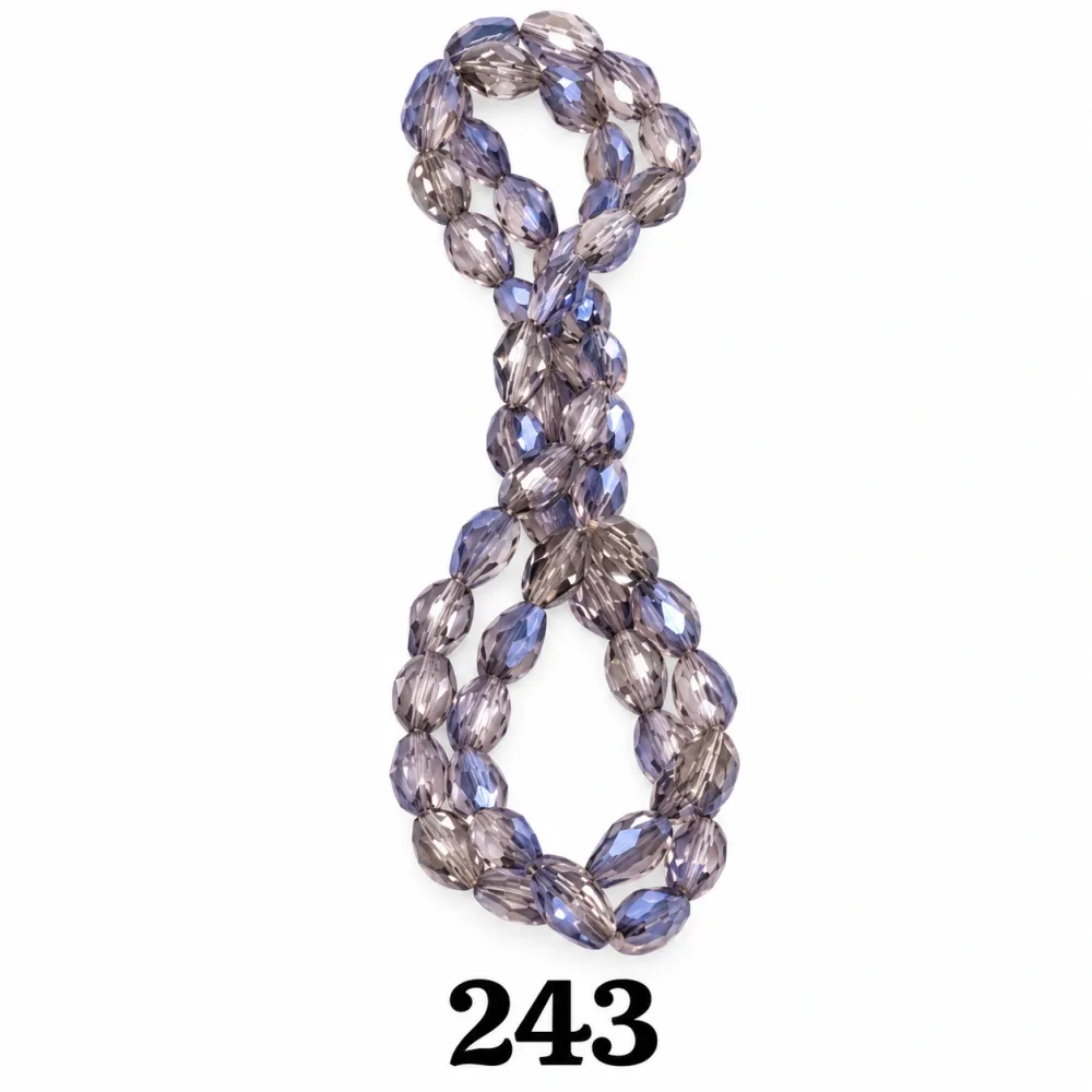 Cristal Goute 8*11 Qty:10 fil