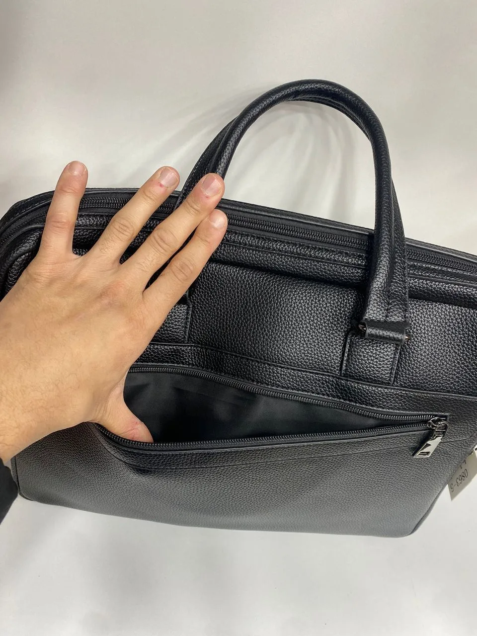 Cartable luxe en cuir PU