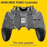 Manette Mobile AK66 – PUBG 6 Doigts, 4 Gâchettes Métalliques, iOS & Android