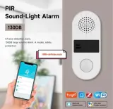 Alarme intelligente Sonor et Lumineuse + Capteur de Lumière et présence PIR, Tuya Smart WiFi