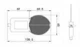 Transmetteur de capteur de température et d'humidité de Surface de feuille extérieure avec sortie RS485/4-20mA/0-5V
