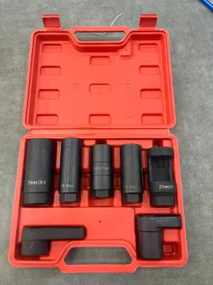 Outils de clé à douille Capteur d'oxygène Pour Injecteurs De Carburant 7PCS