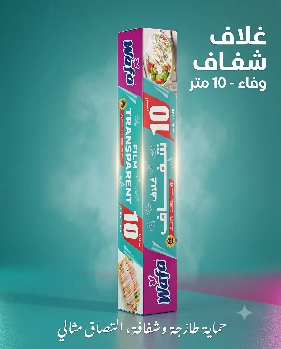 Wafa ورق شفاف 10 متر