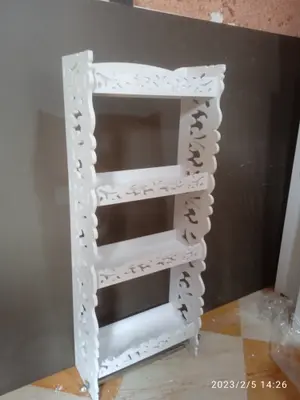 Decorative Three-Tier Wall Rack CNC File