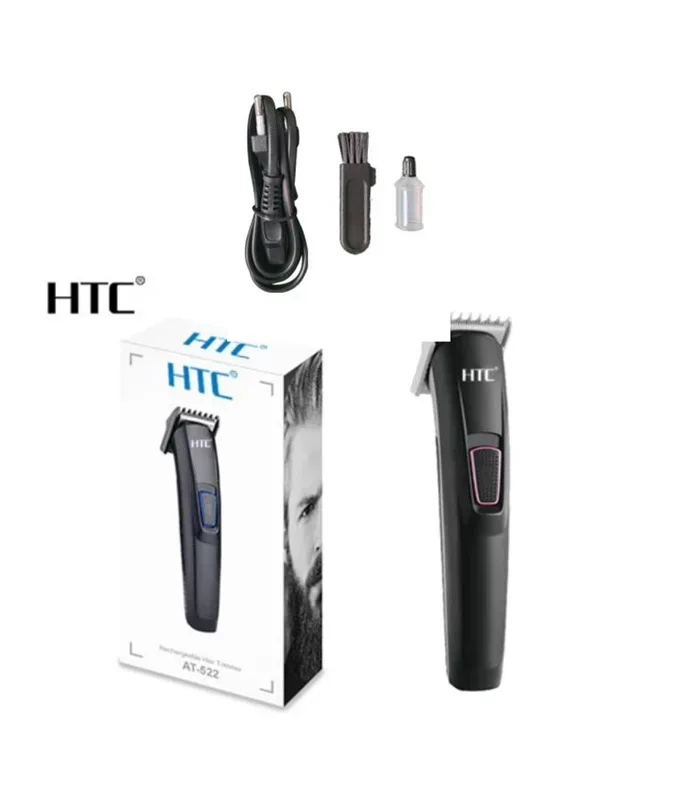 Tondeuse HTC AT-522 Rechargeable – Barbe & Cheveux
