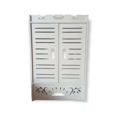 Double Door Cabinet with Decorative Top CNC File