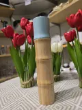 Moulin à Épices en Bois Style Bambou — Rose et Bleu