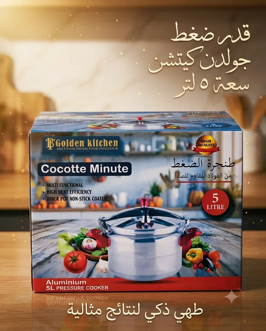 Golden kitchen قدر ضعط 5ل